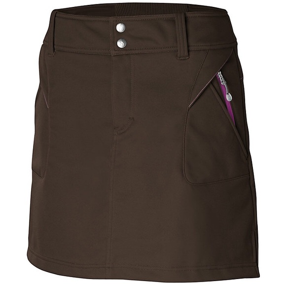 Isis Carlotta Dark Roast Fleece Lined Skirt NWT